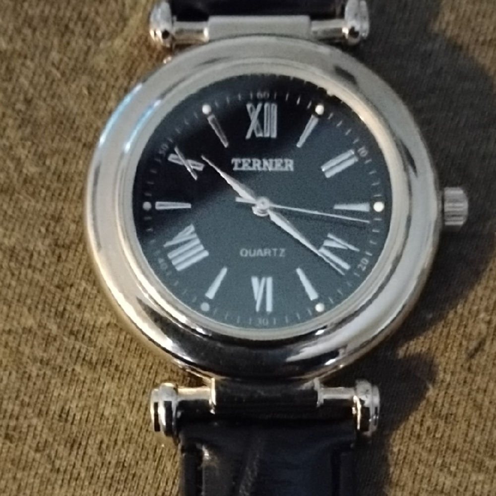 Classic Black and Silver  Women's Watch